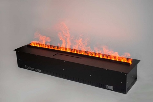 Электроочаг Schönes Feuer 3D FireLine 1000 Pro со стальной крышкой в Воронеже